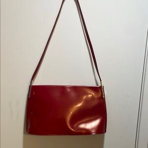 Furla Glossy Red Shoulder Bag
